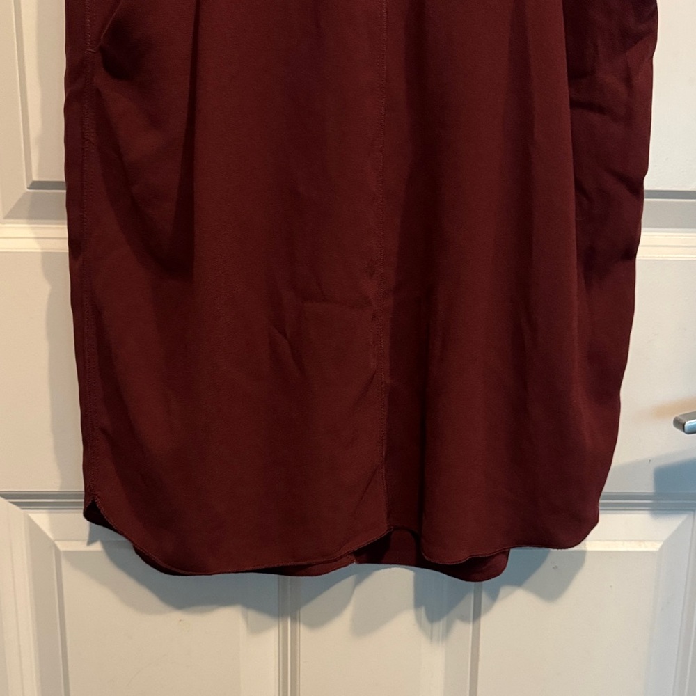 Wilfred Deep Red Mini Dress - Picture 4 of 7